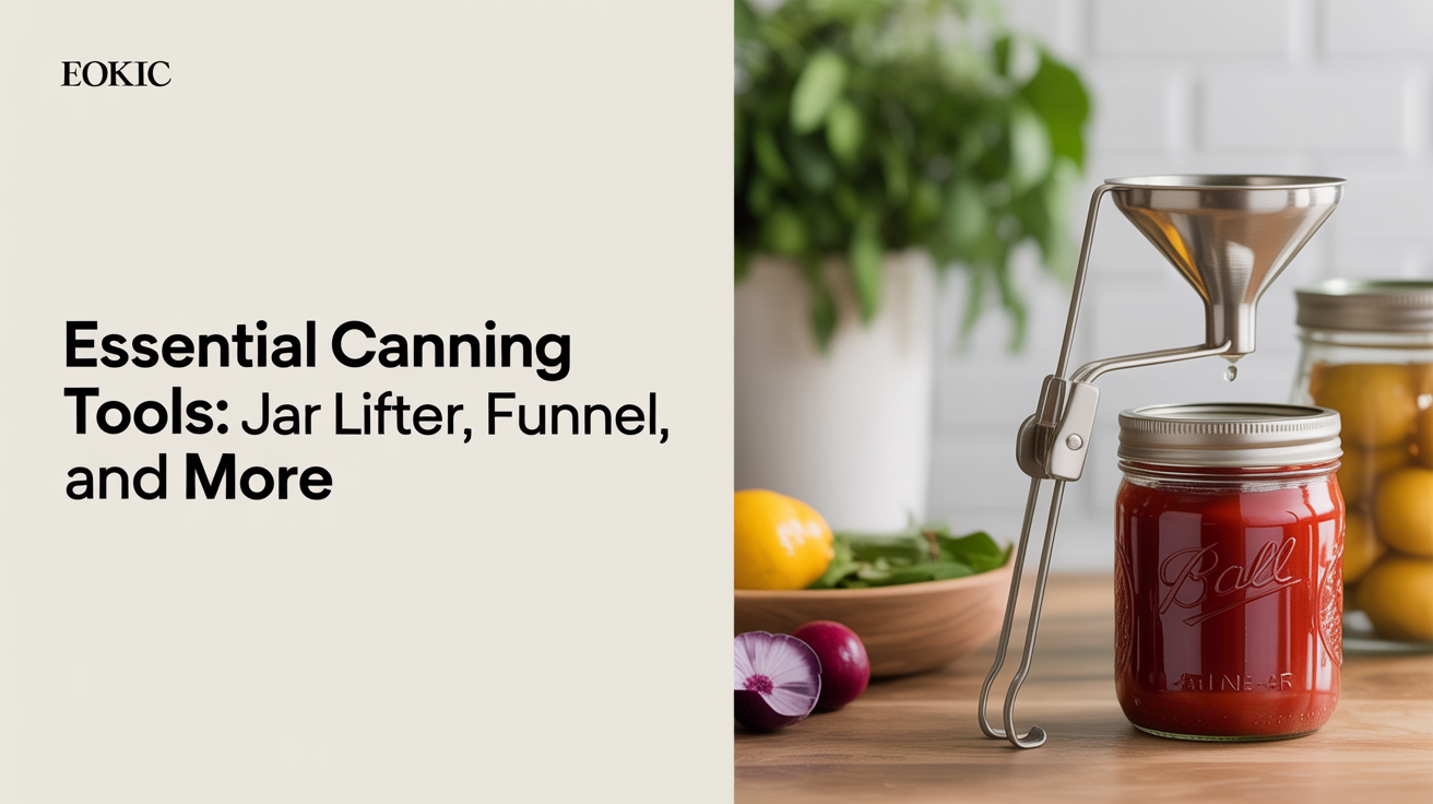 Essential Canning Tools: Jar Lifter, Funnel, and More