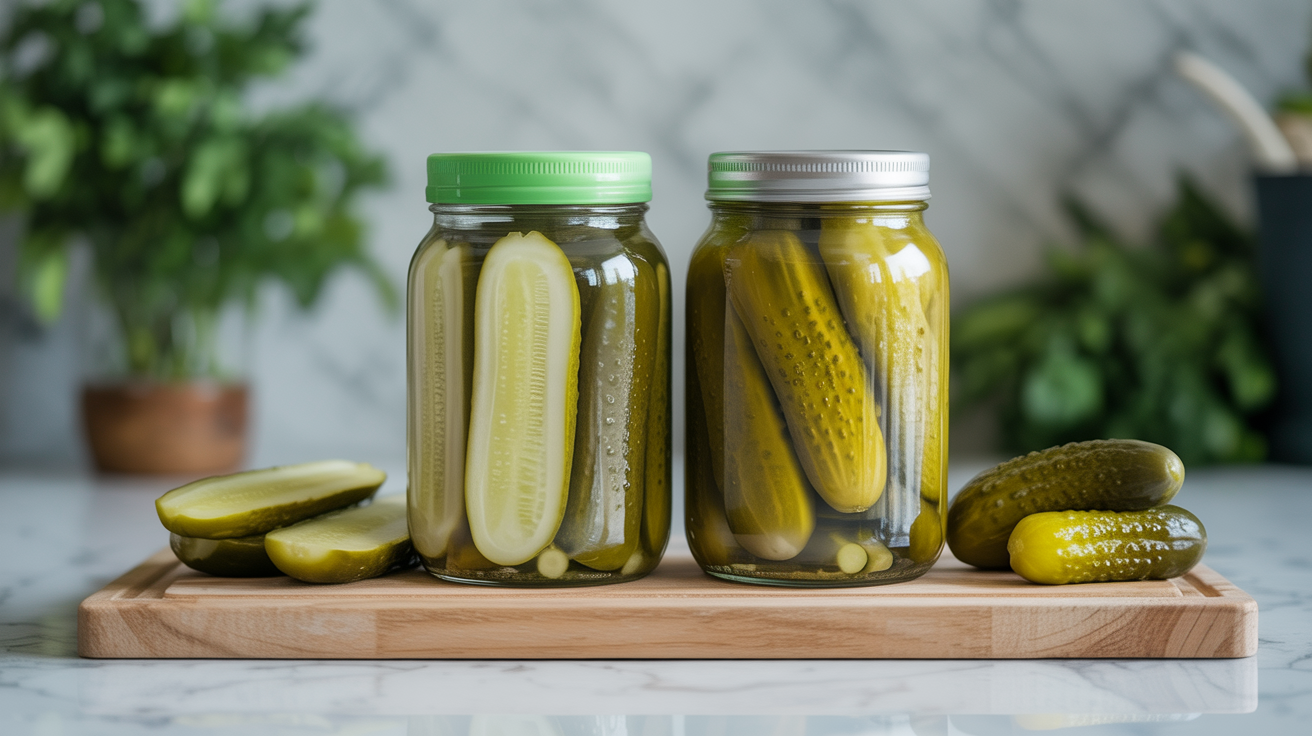 Refrigerator Pickles vs Canned Pickles